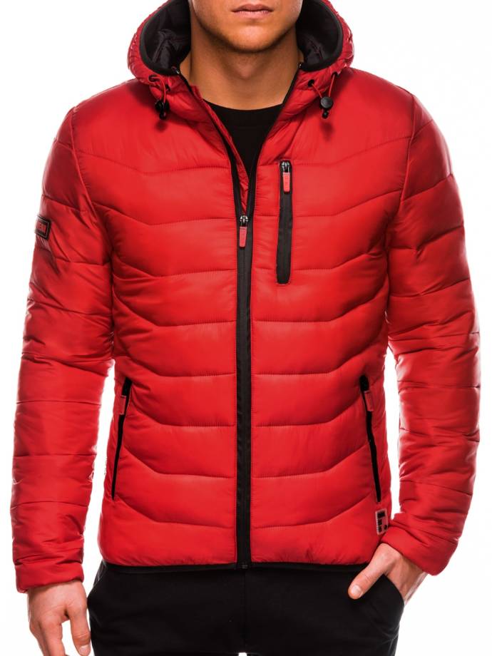 Pánska zimná bunda - červená C371