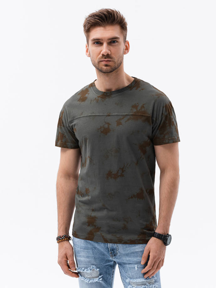 Pánske tričko bez potlače - grafitová S1372